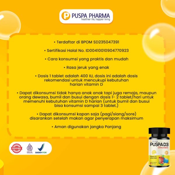 Puspa D3 Chewable